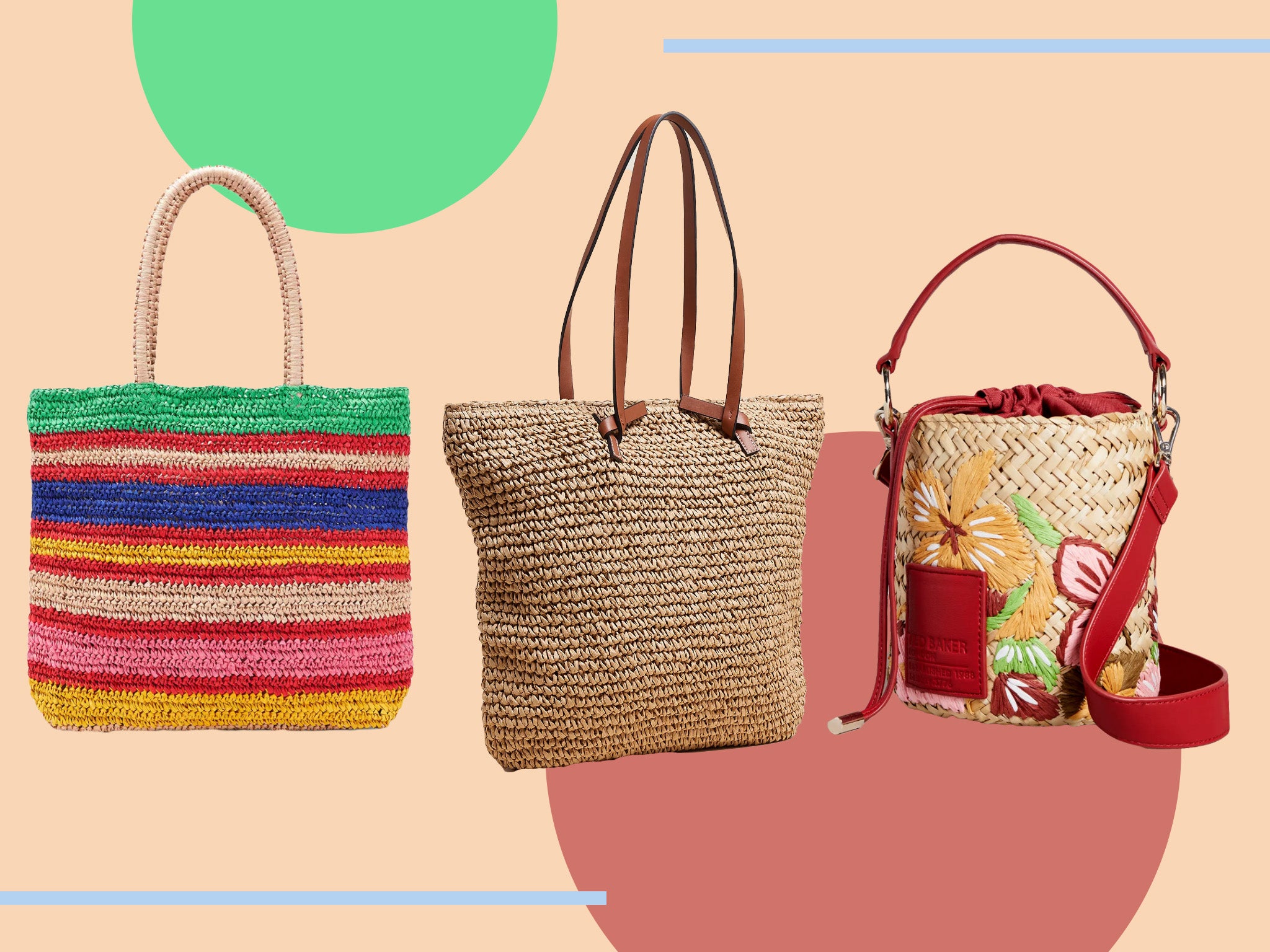 Woven best sale straw tote